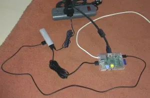 Wire arrangement of all components