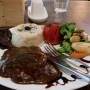 Rosemary and Pepper Lamb Steak at Muffets & Tuffets