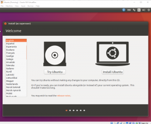 Try or Install Ubuntu