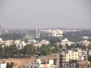 Royal Meenakshi Mall from afar